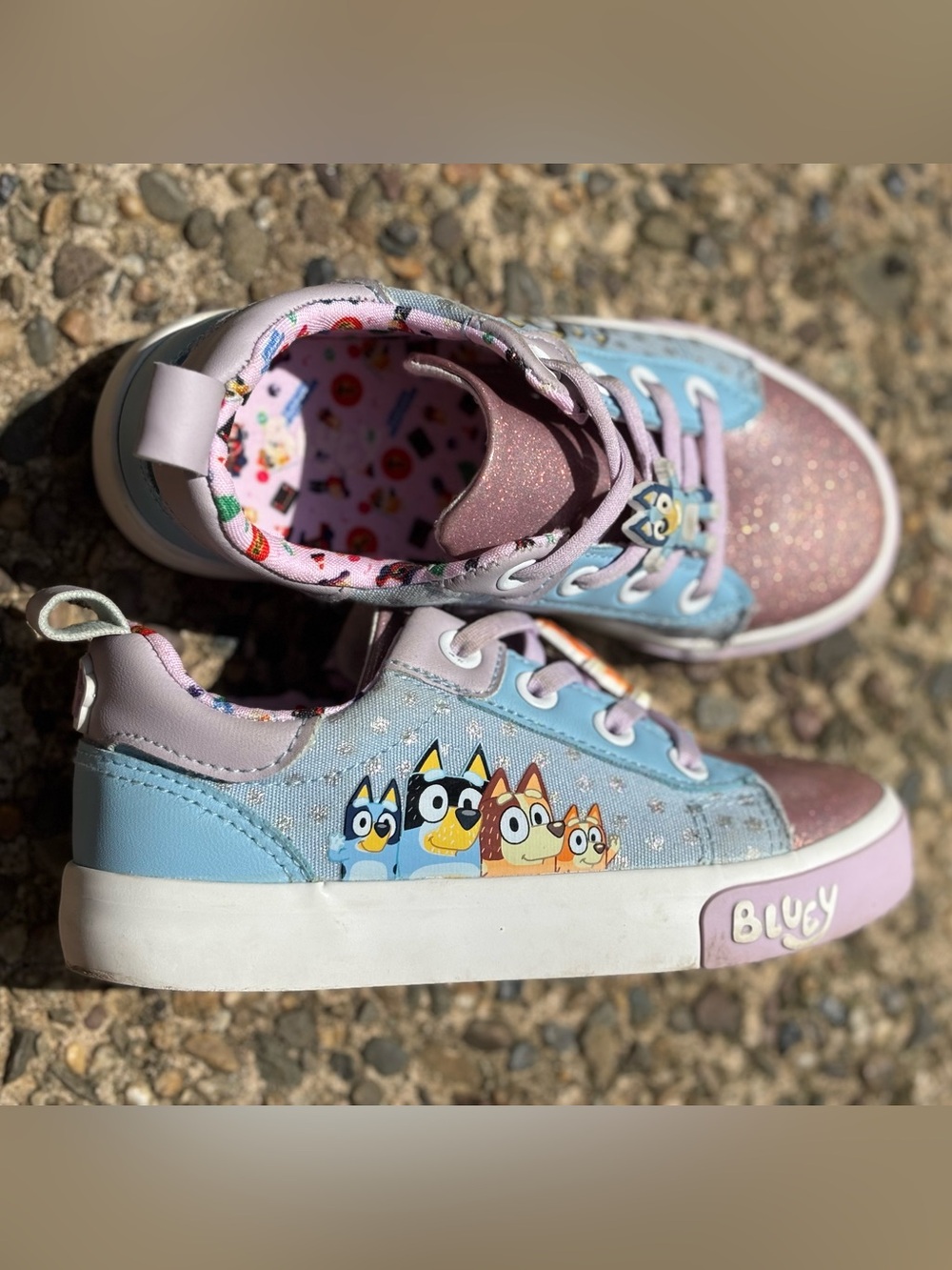 Size 12 girls shoes Bluey